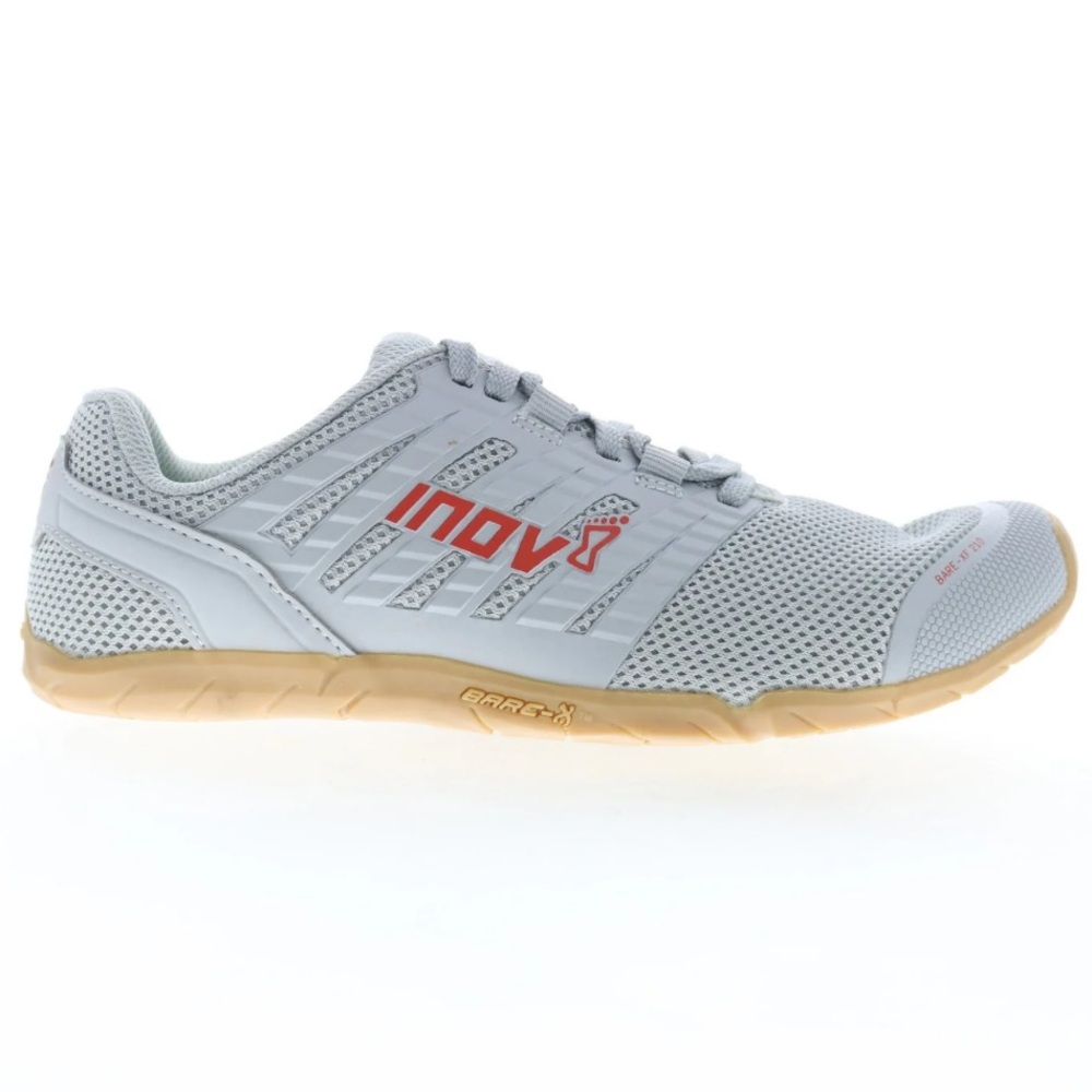 Inov-8 Bare-XF 210 V3 Womens Gray Athletic Cross Training Shoes Size 7.5